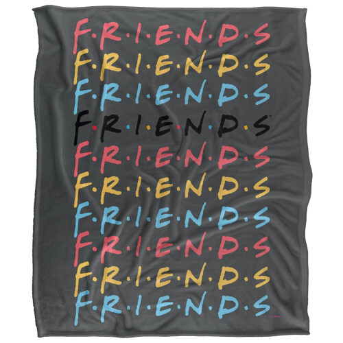 Friends Friends Stacked Logo Blanket