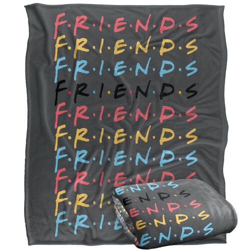 Friends Friends Stacked Logo Blanket 2