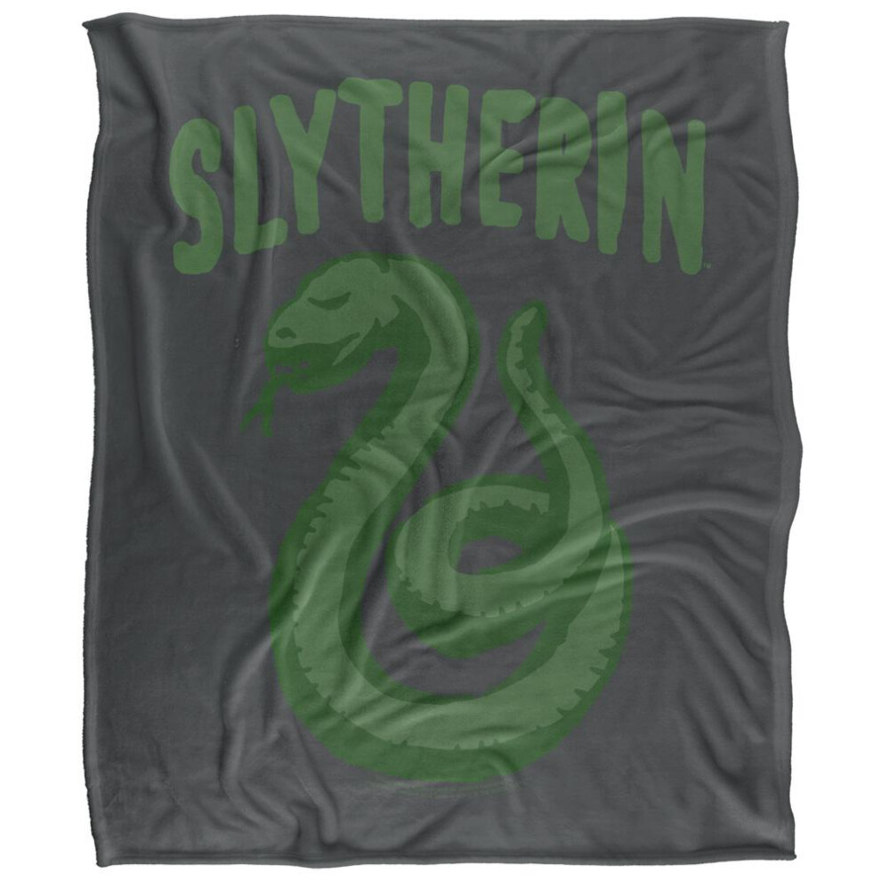 Harry Potter Slytherin Doodle Blanket Multicoloured