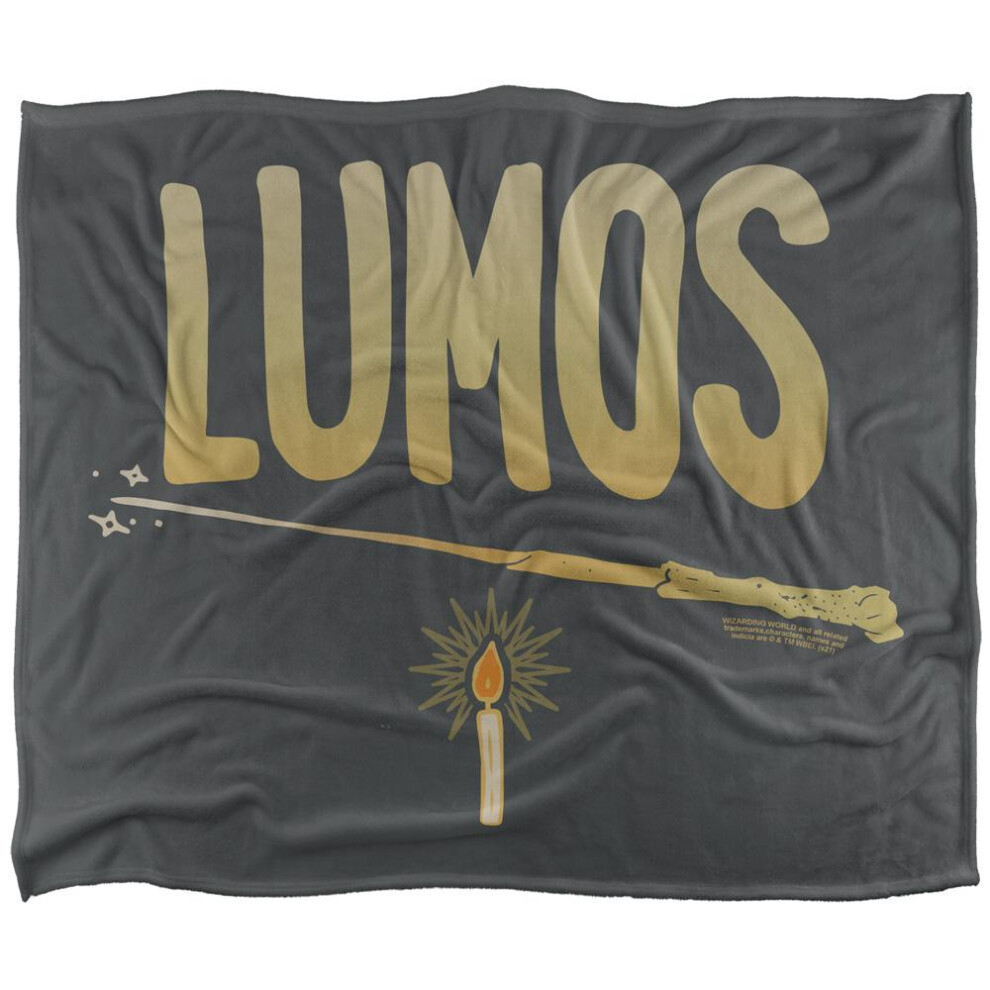 Harry Potter Lumos Wand Blanket Multicoloured