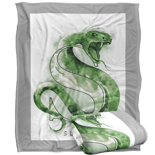 Harry Potter Harry Potter Slytherin Ink Splatter Blanket 2