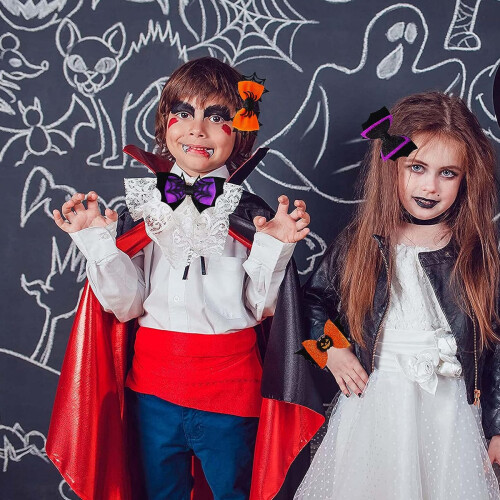 Γοητευτικά δώρα για το Halloween, κλιπ μαλλιών από μη τοξικό, αβλαβές υλικό, για 2