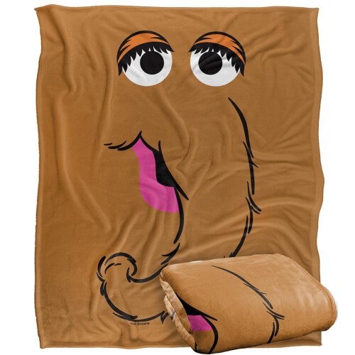 Sesame Street Sesame Street Face Snuffleupagus Blanket 2