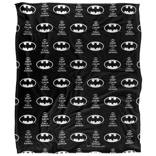 Batman Batman Keep Calm And Call Batman Blanket