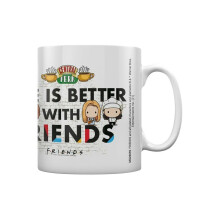 Friends Life Is Better With Friends Chibi Mug