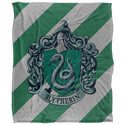 Harry Potter Harry Potter Slytherin Striped Blanket