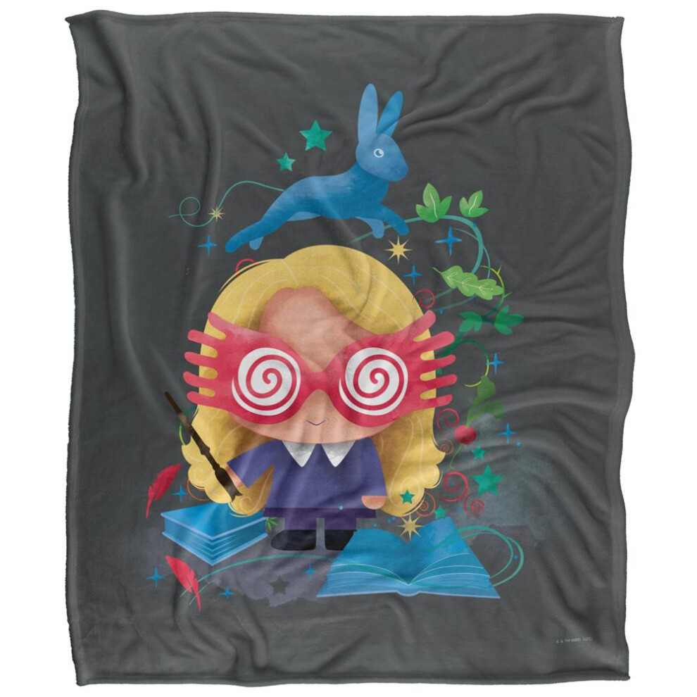 Harry Potter Chibi Luna Blanket Multicoloured