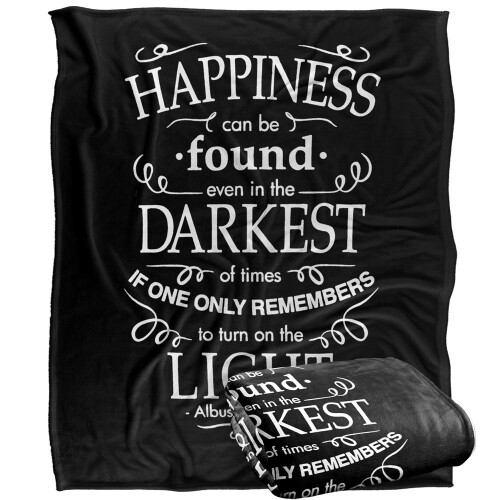 Harry Potter Harry Potter Happiness Can Be Found Quote Dumbledore Blanket 2