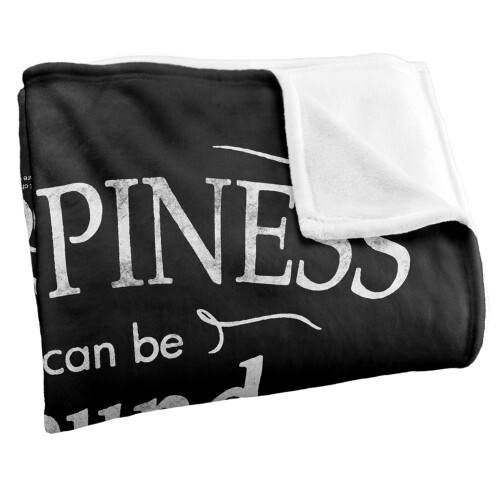 Harry Potter Harry Potter Happiness Can Be Found Quote Dumbledore Blanket 1