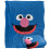 Sesame Street Sesame Street Face Grover Blanket 3