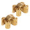 2PCS 180 Copper Concealed Hinges for Cabinets & DIY Projects 1