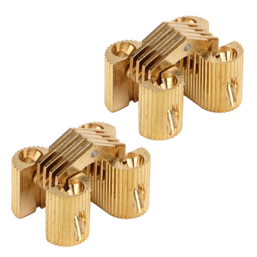 2Pcs 180 Copper Concealed Hinges For Cabinets & Diy Projects 6921370699288
