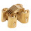2PCS 180 Copper Concealed Hinges for Cabinets & DIY Projects 14