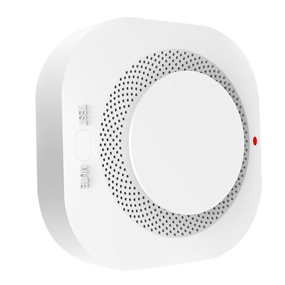 Wireless Smoke Detector With 433Mhz Sound & Light Alarm, Abs, 10.6X10.6x4.15cm 6911370699616