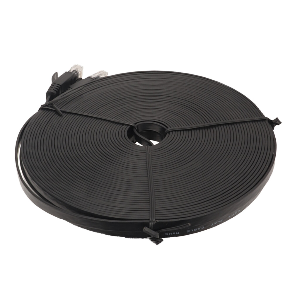 Gigabit Ethernet Cable 66Ft Cat6 Pvc Copper 1000Mbps For Router Black 8781370699828