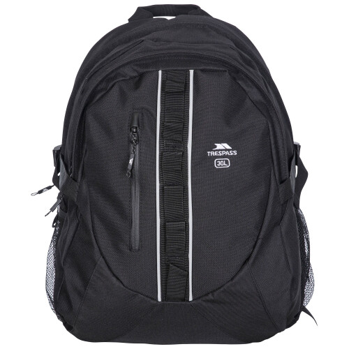 Trespass Deptron Day Backpack/Rucksack (30 Litres) (One Size) (Black)