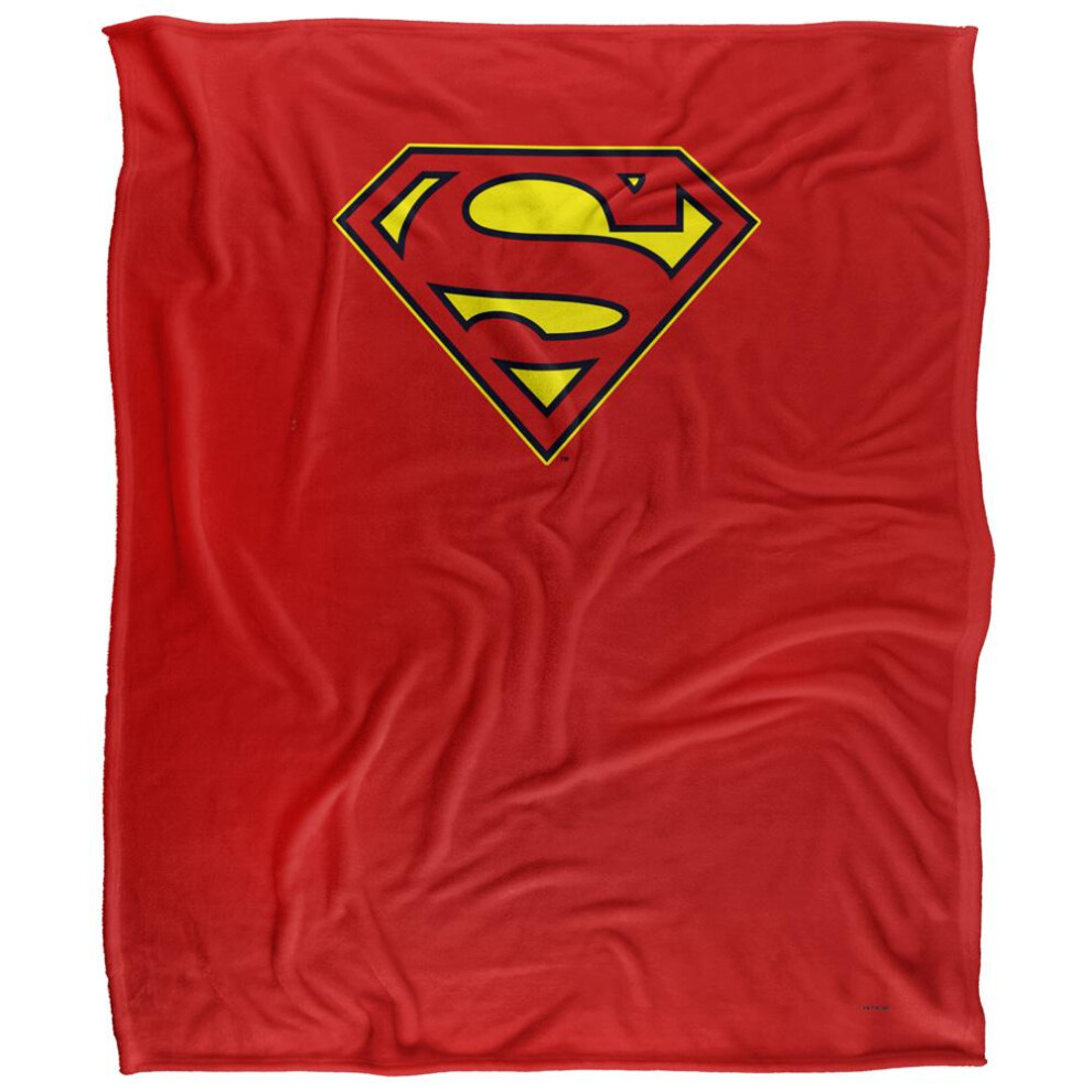 Superman Small Logo Blanket Multicoloured