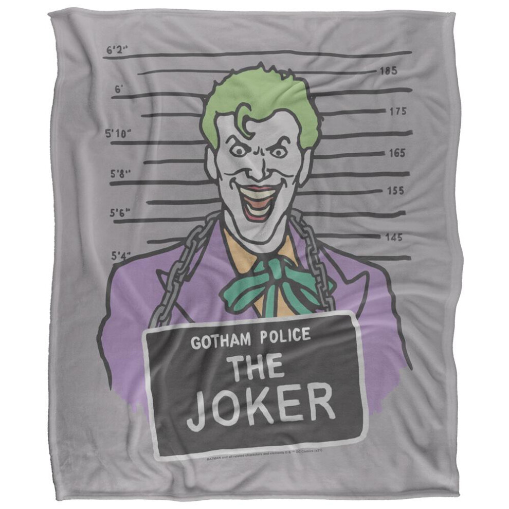 Batman Line Up The Joker Blanket Multicoloured