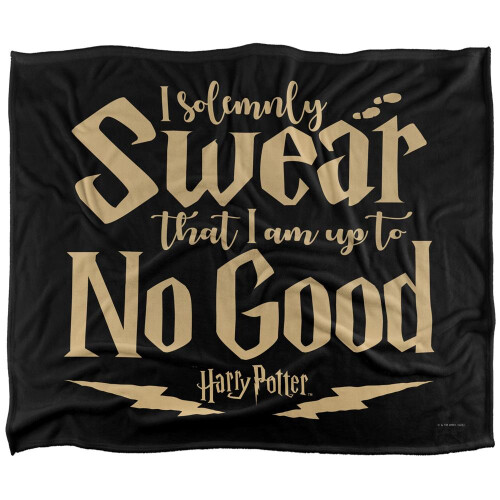 Harry Potter Harry Potter I Solemnly Swear Marauders Map Blanket
