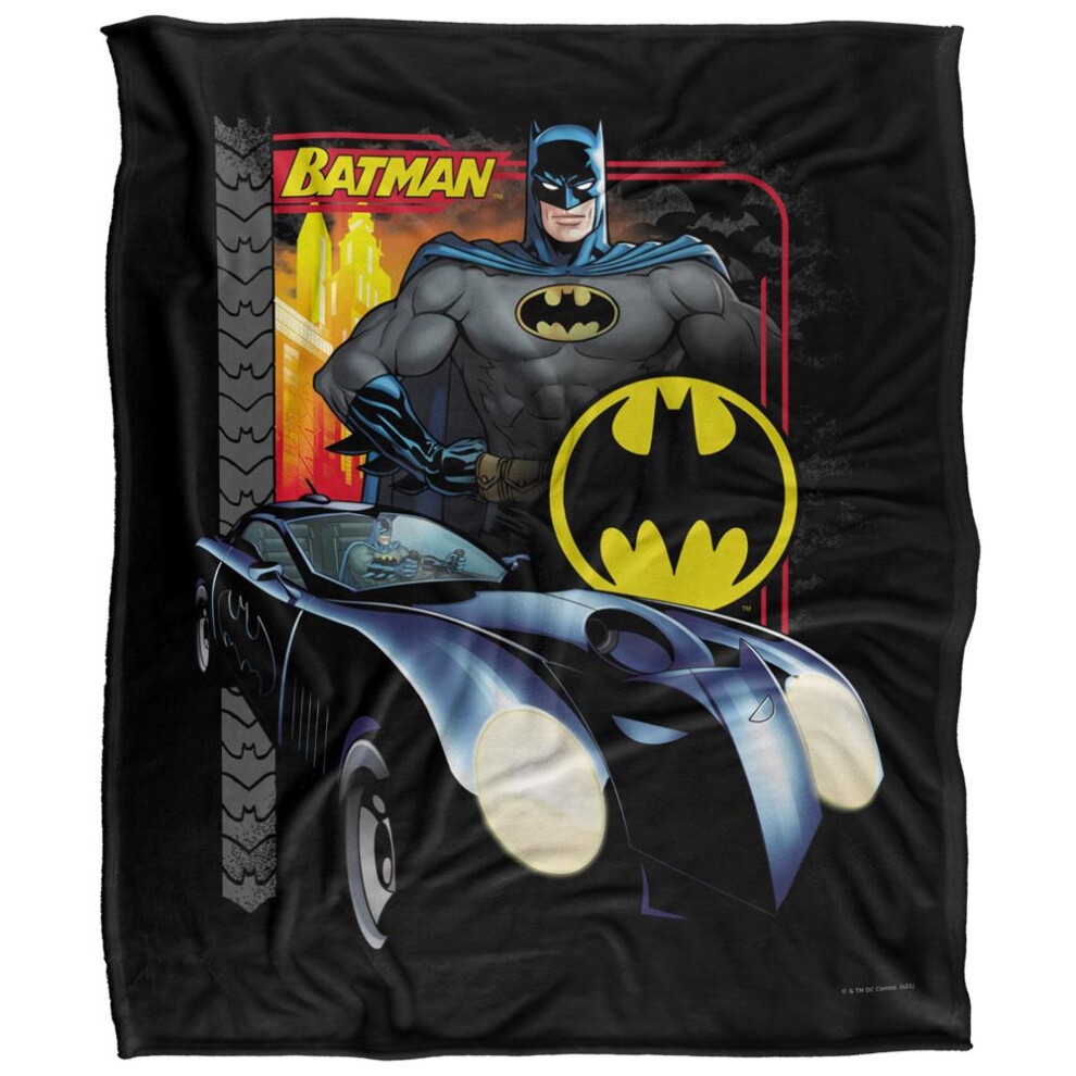 Batman Batmobile Blanket