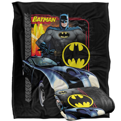 Batman Batman Batmobile Blanket 2