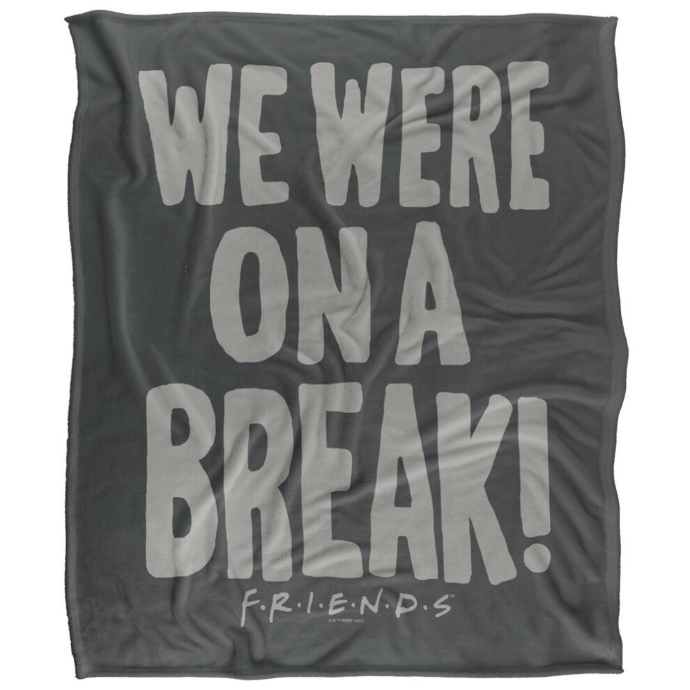 Friends We Were On A Break Blanket Multicoloured