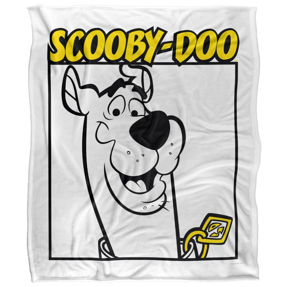 Scooby Doo Outline Blanket Multicoloured