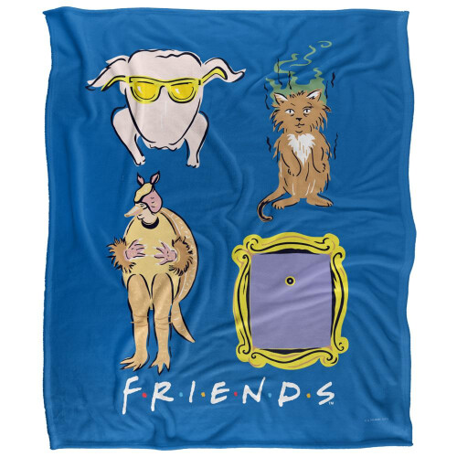 Friends Friends Icons Blanket