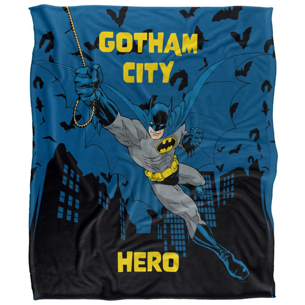 Batman Gotham City Hero Blanket Multicoloured