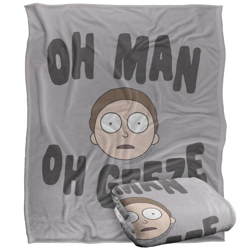 Rick And Morty Rick And Morty Oh Man Oh Geeze Blanket 2