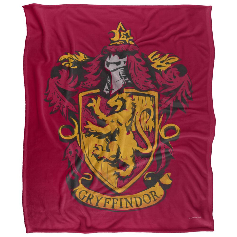Harry Potter Gryffindor Painted Blanket Multicoloured