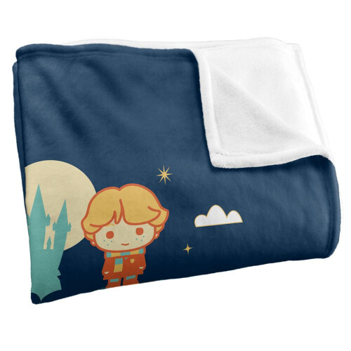Harry Potter Harry Potter Hogwarts Is My Home Chibi Blanket 1