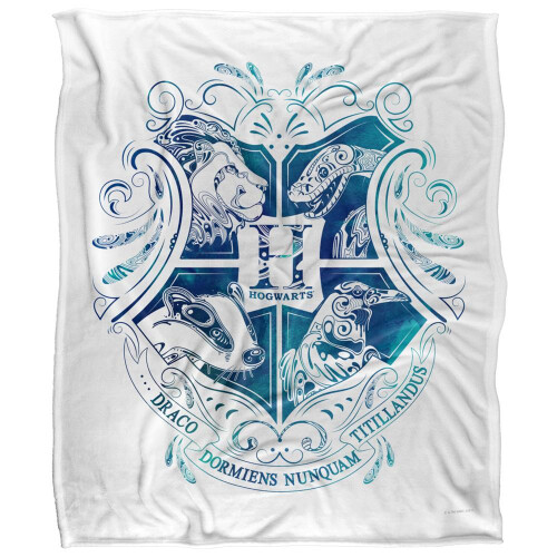 Harry Potter Harry Potter Hogwarts Abstract Blanket 1