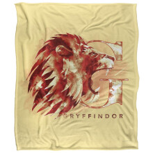 Harry Potter Gryffindor Ink Splatter Blanket