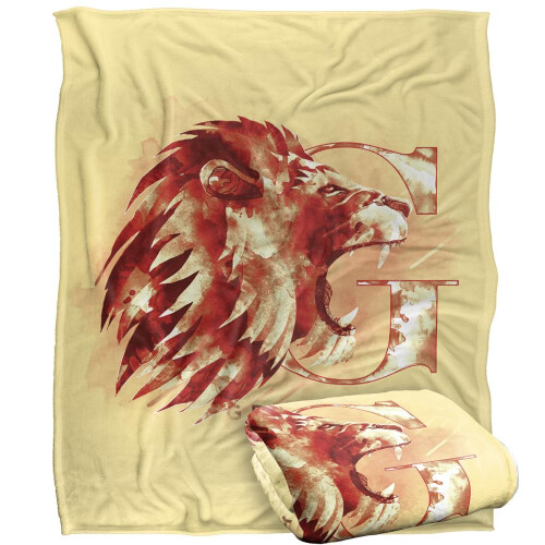 Harry Potter Harry Potter Gryffindor Ink Splatter Blanket 2