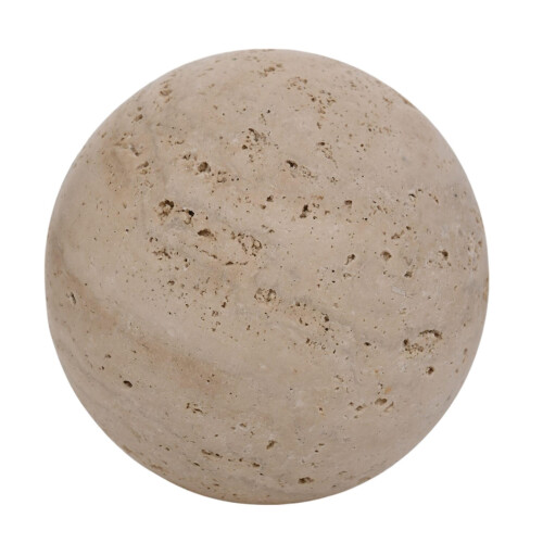 Hestia Travertine Sphere - 10cm