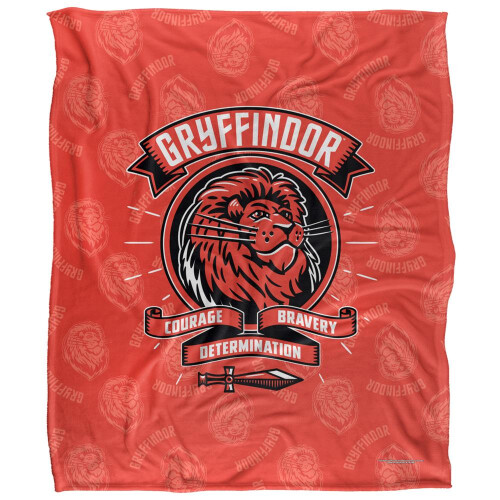 Harry Potter Harry Potter Courage, Bravery, Determination Gryffindor Blanket