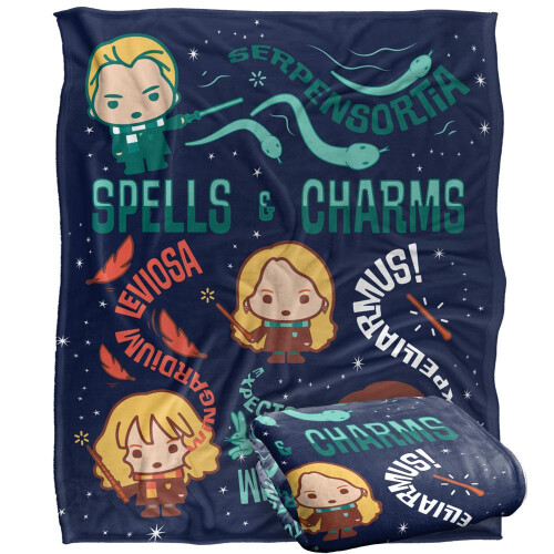 Harry Potter Harry Potter Spells & Charms Chibi Blanket 2