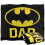 Batman Batman Dad Logo Blanket 1