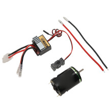 Combo motore a spazzole ESC ad alte prestazioni, acceleratore digitale anti-interferenza con avvolgimento in rame ad alta purezza per aggiornamenti