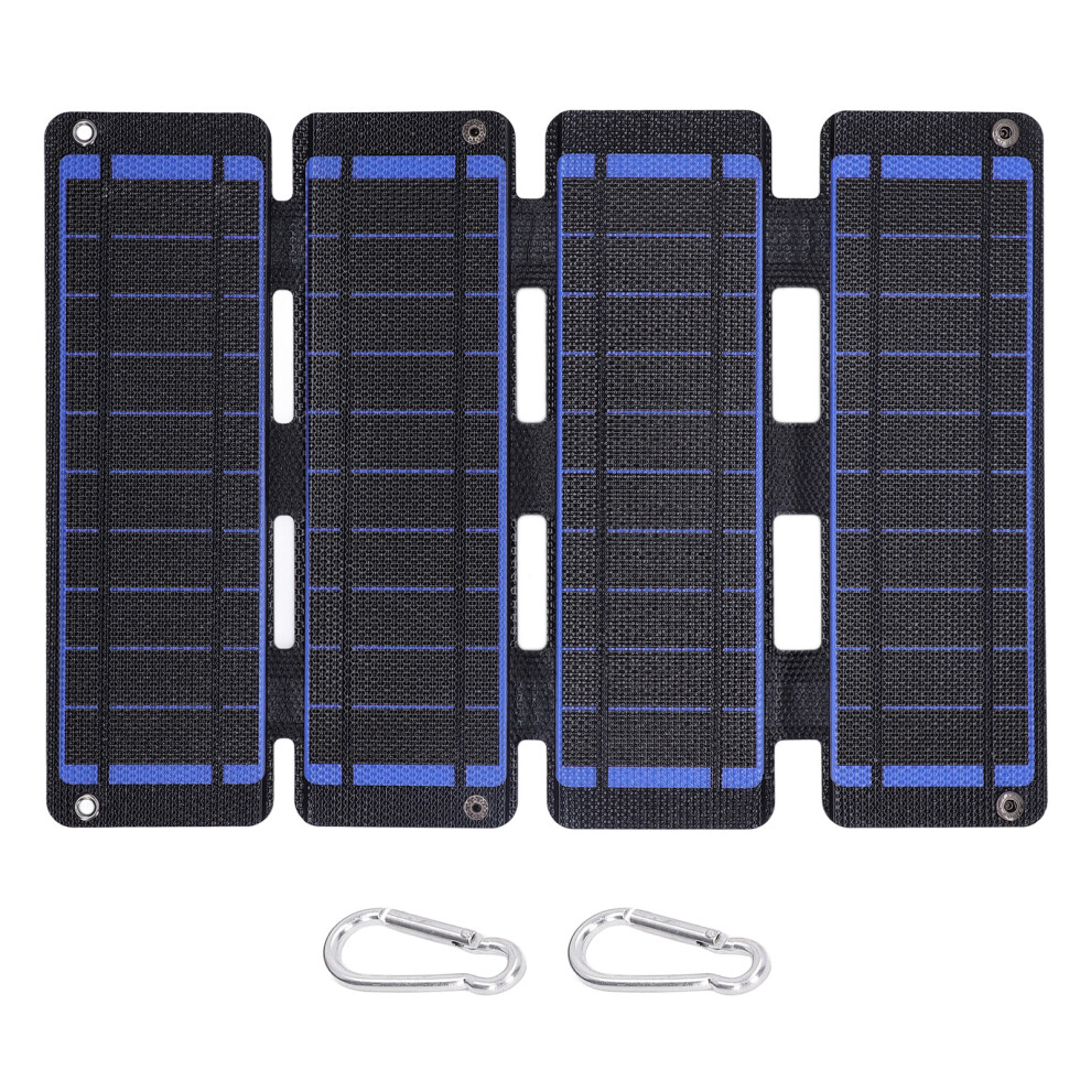 Solar Powered Charger Foldable Design Efficient Charging With Quick Charge Technology High Conversion Efficiency Waterproof Solar Panel For Outdoor 9358999925691