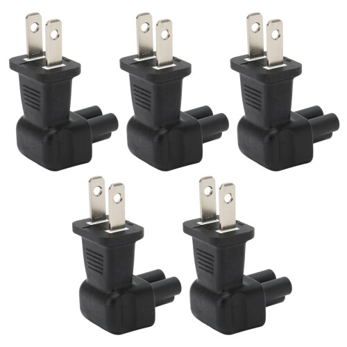 Flat Wall Plug Adapter, Foldable Outlet Adapter Flame Retardant Material Stable Current Output For Home And Travel