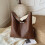 Elegant Shoulder Bag Large Capacity Casual Underarm Bag-Khaki 5