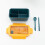 Versatile Bento Box, Large Capacity with Separate Compartments, Dishwasher and Microwave Safe (Innovative Four-Point Lock) 5