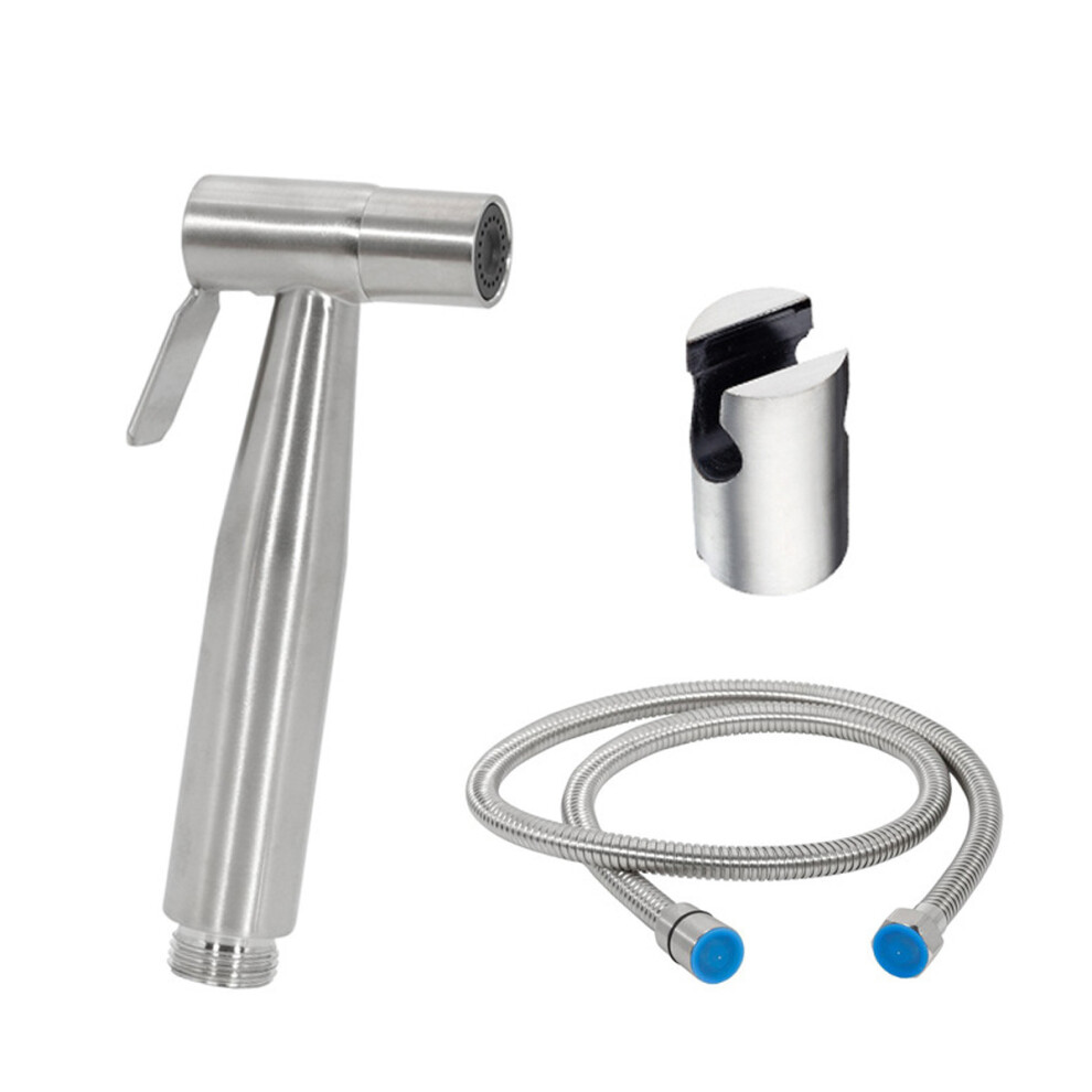 Stainless Steel Bidet Sprayer For Kitchen And Toilet Cleaning, Ergonomic Design Ensuring Stable Water Pressure And Detachable Spray Nozzle 9405630259469