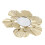Modern Ginkgo Leaf Wall Mirror - Iron, Colorfast, Durable Decor 1