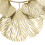 Modern Ginkgo Leaf Wall Mirror - Iron, Colorfast, Durable Decor 7