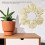 Modern Ginkgo Leaf Wall Mirror - Iron, Colorfast, Durable Decor 4