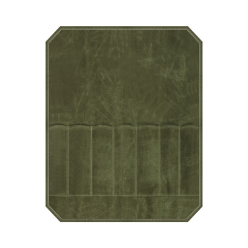 Chefs Knive Roll Bag,Waterproof Waxed Canvas Knive Case-green