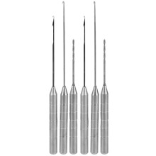 Precision-Designed Fishing Bait Needle Kit, Stainless Steel Smart Rigging Tool for Seamless Bait Penetrating, Complete with Non-Slip Handle for Enhanc